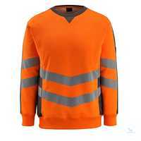 Sweatshirt Wigton 50126-932-1418 hi-vis orange-dunkelanthrazit Größe S...