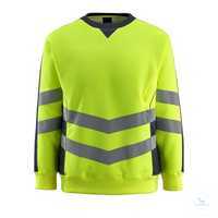 Sweatshirt Wigton 50126-932-17010 hi-vis gelb-schwarzblau Größe S