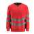 Sweatshirt Wigton 50126-932-22218 hi-vis rot-dunkelanthrazit Größe S...