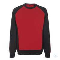 Sweatshirt Witten 50570962-0209 rot-schwarz Größe XS Zweifarbig. Gekämmte...