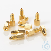 Screw, Comp., 10-32, 304SS, (Gold-Plated), 10/pk, für Gerätemodel: ACQUITY H-Cla