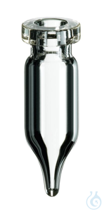 ND11 0,9ml Rollrand-Mikroflasche, 32x10mm, Klarglas, konisch, 10 x 100 Stück...