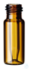 Kurzgewindeflasche mit Microeinsatz, 32x11,6mm, Braunglas, 1000/Pkg Dieses...