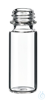 1,5ml Kurzgewinde SureStop Flasche, 32x11,6mm, Klarglas, 10 x 100 Stück PTFE...