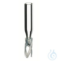 1 ml Micro-Insert for Short Thread Vials, wide opening, 29x5,7mm, clear...
