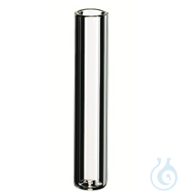 Micro-Insert for Short Thread Vials w/ wide opening, 31x6mm, clear, flat...