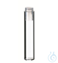 Shell Vial, 1ml, 35x7,8mm, clear, 6mm PE plug, transparent, 1000/pac  A handy...