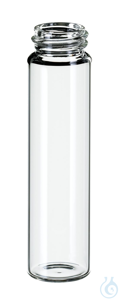 20ml screw-top vial, thread configuration 20-400, 86 x 22,7mm, clear glas,...