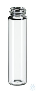 20ml screw-top vial, thread configuration 20-400, 86 x 22,7mm, clear glas 1st...