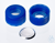 Kurzgewindekappe, ND9 PP, blau, mit Loch, Aluminiumdichtung, 0,06 mm 9mm...
