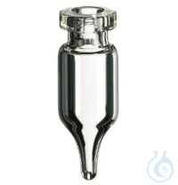 ND11 1,1ml Rollrand-Mikroflasche, 32x11,6mm, Klarglas, weite Öffnung, 10 x...