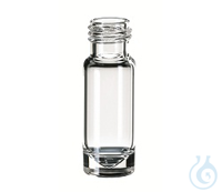 1.1 ml Microliter Short Thread Vial ND9. 32 x 11.6 mm, amber Glass, 1....