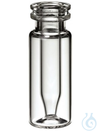 ND11 Snap Ring Vial + integrated Micro-Insert, 32x11,6mm, clear glass, wide...