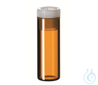 2ml Shell Vial, 31,5x11,6mm, amber, 12mm PE plug, transparent,1000/pac  A...