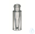 ND9 TopSert: TPX Kurzgewindefl.+0,2ml Glas-Mikroeinsatz, Klarglas 10x100/PAK...