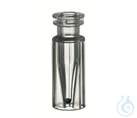 ND11 TopSert: TPX Snap Ring Vial, 32x11,6mm, clear + w/ 0,2ml Glass...