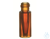 ND9 TopSert: TPX Kurzgewindefl.+0,2ml Glas-Mikroeinsatz, Braunglas 10x100/PAK...
