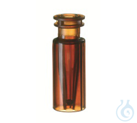 ND11 TopSert: TPX Snap Ring Vial,32x11,6mm, amber, with 0,2ml Glass...