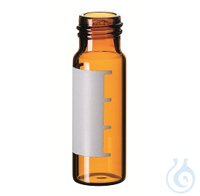ND13 4ml Screw Neck Vial, 45x14,7mm, amber, label/filling lines, 10 x 100 pc...