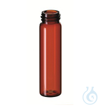 Vial ND15 8ml Gewindeflasche, 61x16,6mm, Braunglas, Gewinde 15-425, 10x100/PAK