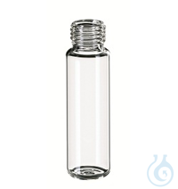 ND18 20ml Precision Thread Vial, 75.5 x 22.5 mm, clear glass, rounded bottom,...