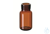 ND18 10ml Precision Thread Vial ND18, 46x22,5mm, amber glass, rounded bottom,...