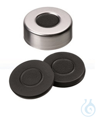 ND20 Butyl Aluminium Crimp Seal, bright rolled, dark grey, 3,0 mm Temperature...