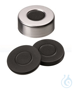 ND20 Butyl Alu Bördelkappe, walzblank, dunkelgrau, 3,0 mm