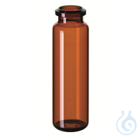 ND20/ND18 20ml Headspace-Vial, 75,5x23mm, amber, rounded bottom, 10 x 100 pc...