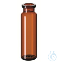 ND20/ND18 20ml Headspace-Vial, 75,5x22,5mm, amber, DIN-crimp neck, long neck,...