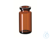 ND20/ND18 10ml Headspace-Vial, 46x22,5mm, amber, DIN-crimp neck, rounded...