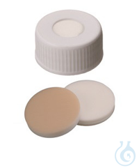 Schraubkappe, ND24 UltraBond PP, 3,2 mm, weiß, Si natur/PTFE beige,...