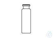 20ml Headspace-Flasche, 75,5x22,5mm, Klarglas, 10 x 100 Stück Äquivalentes...