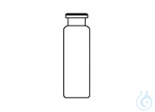 20ml Headspace-Vial, 75,5x22,5mm, clear, long neck, flat bottom, 10 x 100 pc...