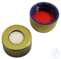9mm UltraClean PP short thread cap, blue, with hole, with mounted magnetic...