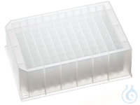 Micro 96 Well Microplate, PP, Höhe 44mm, V-Form, square, 2000µl, 5 St. Micro...