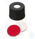 Schraubkappe, ND8 Silikon creme/PTFE rot UltraClean Verschluss (PP), schwarz,...