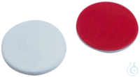 Septa, 10 mm diameter, silicone white/PTFE red, 1,3 mm, 1000/pck This product...