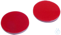 Septa, 10 mm diameter, PTFE red/silicone white/PTFE red, 1,0 mm, 1000/pck...