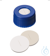 Kurzgewindekappe, ND9 UltraBond PP, Blau, Silikon beige/PTFE weiß,...