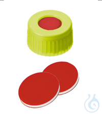 ND9 PP Short Thread Cap, yellow, 1,0mm  Synthetic RedRubber/PTFE material as...