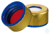 Kurzgewindekappe, ND9 Magnetische, gold, Silikon weiß/PTFE rot, UltraClean...