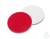 Septum, 11 mm Durchmesser, Silicon creme/PTFE rot, 55° shore A, 1,5mm Septum,...