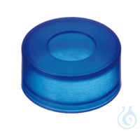 ND11 Kombinationsverschluss: PE Push-On Kappe, blau, mit verdünnter Durchstichst