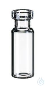Vial ND11 1,5ml Rollrandflasche, 32x11,6mm, Klarglas, 1. hydrolyt. Klasse, weite
