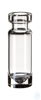 ND11 1,1ml Mikroliter Rollrandflasche, 32x11,6mm, Klarglas, silanisiert, 10 x...