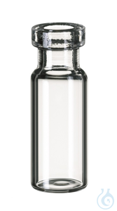 1,5 ml Rollrandflasche, 32 x 11,6 mm, Klarglas, 1. hydrolytische Kl., weite...
