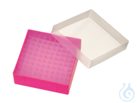 PP Storage Box für 1.5 ml (1.8 ml, 2 ml) Bottle or 2 ml Shell Vial, pink,...