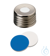 Schraubkappe, ND18 Magnetische Universalschraubkappe, 1,5 mm, silber, Si...