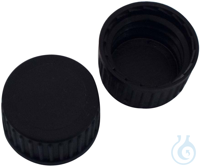 18mm PP Screw cap, black, closed top 18mm PP Screw cap, black, closed top,...